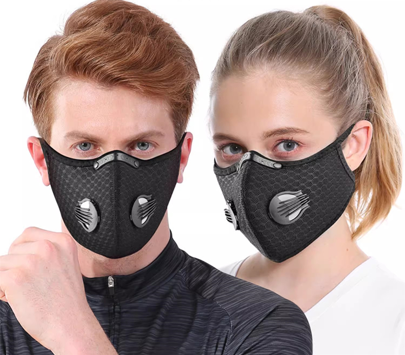 Anti Pollution Mask - Maschera da ciclismo Sport Lavabile Riutilizzabile