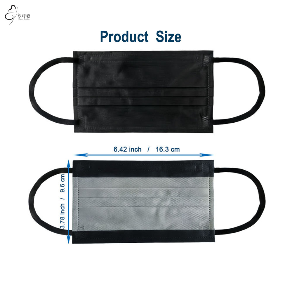Mascherine monouso a 3 strati  - Black Face Mask Pack recensione e prezzo